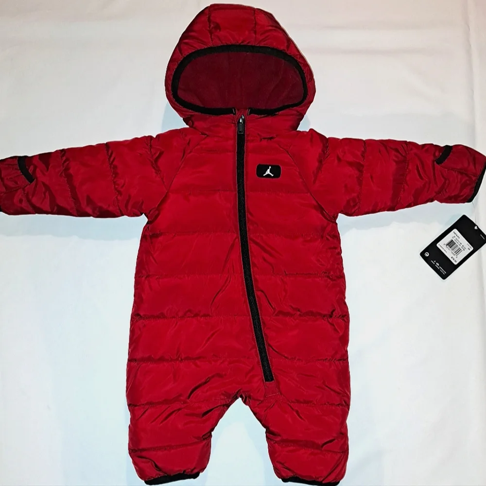 NWT Jordan Jumpman Puffer Coat/Snowsuit- 0-3 Months